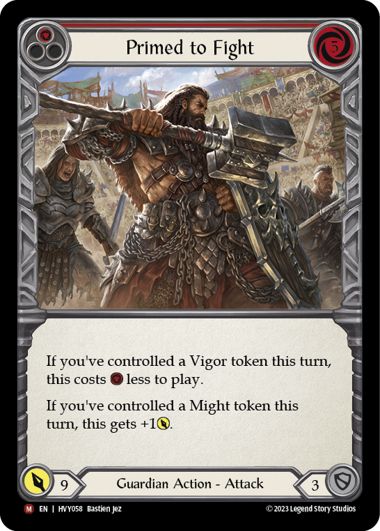 Primed to Fight [HVY058] (Heavy Hitters) | Devastation Store