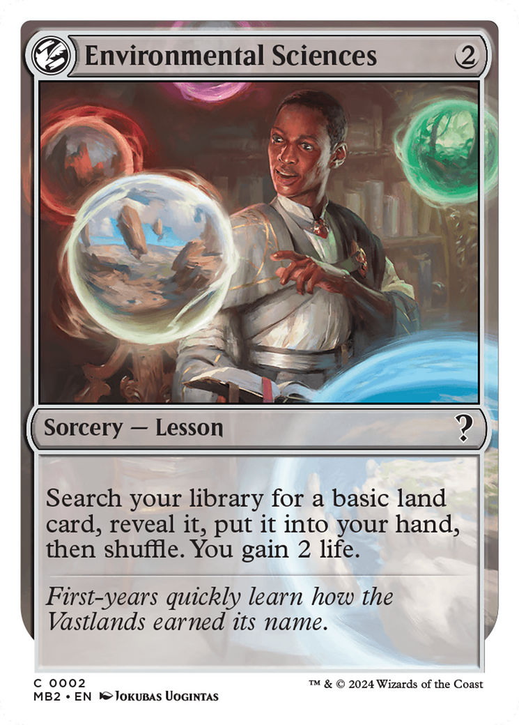 Environmental Sciences (White Border) [Mystery Booster 2] | Devastation Store
