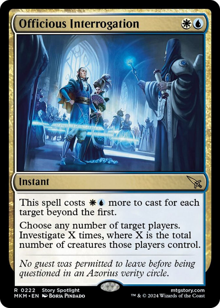 Officious Interrogation [Murders at Karlov Manor] | Devastation Store