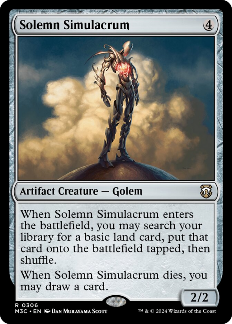 Solemn Simulacrum [Modern Horizons 3 Commander] | Devastation Store