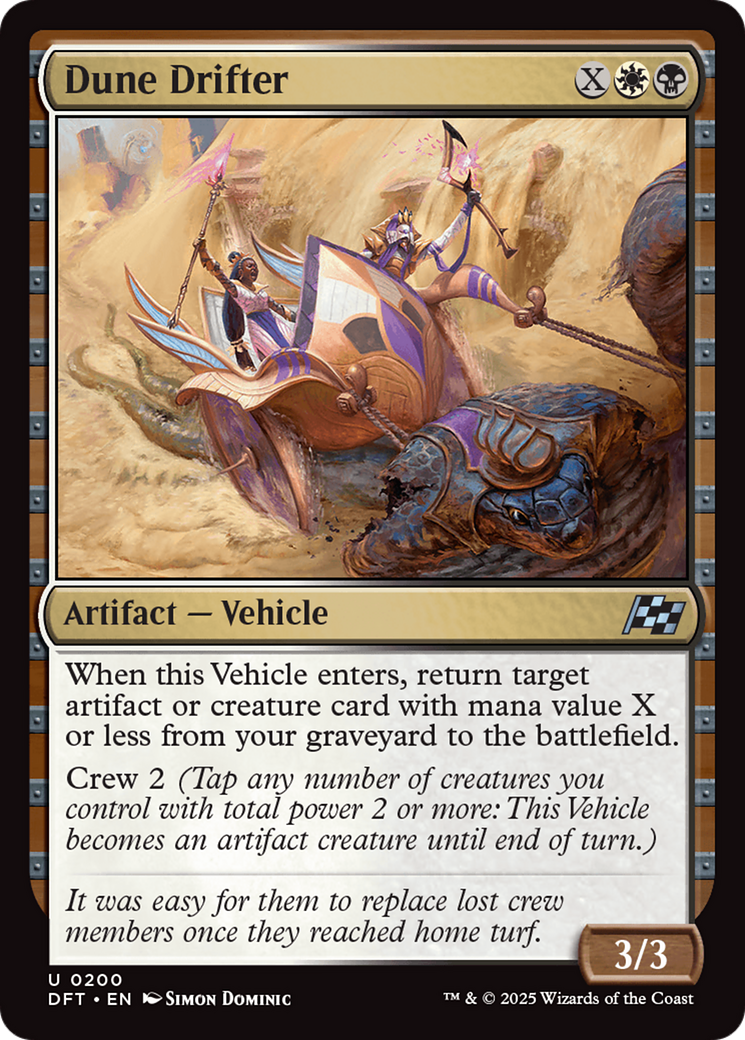 Dune Drifter [Aetherdrift] | Devastation Store