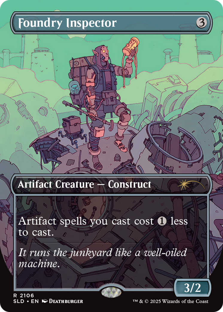 Foundry Inspector (Galaxy Foil) [Secret Lair Drop Series] | Devastation Store