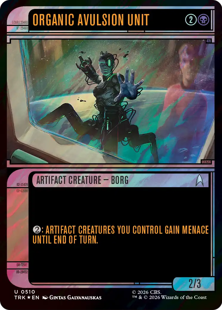 Organic Avulsion Unit (Showcase) (Surge Foil) [Star Trek] | Devastation Store