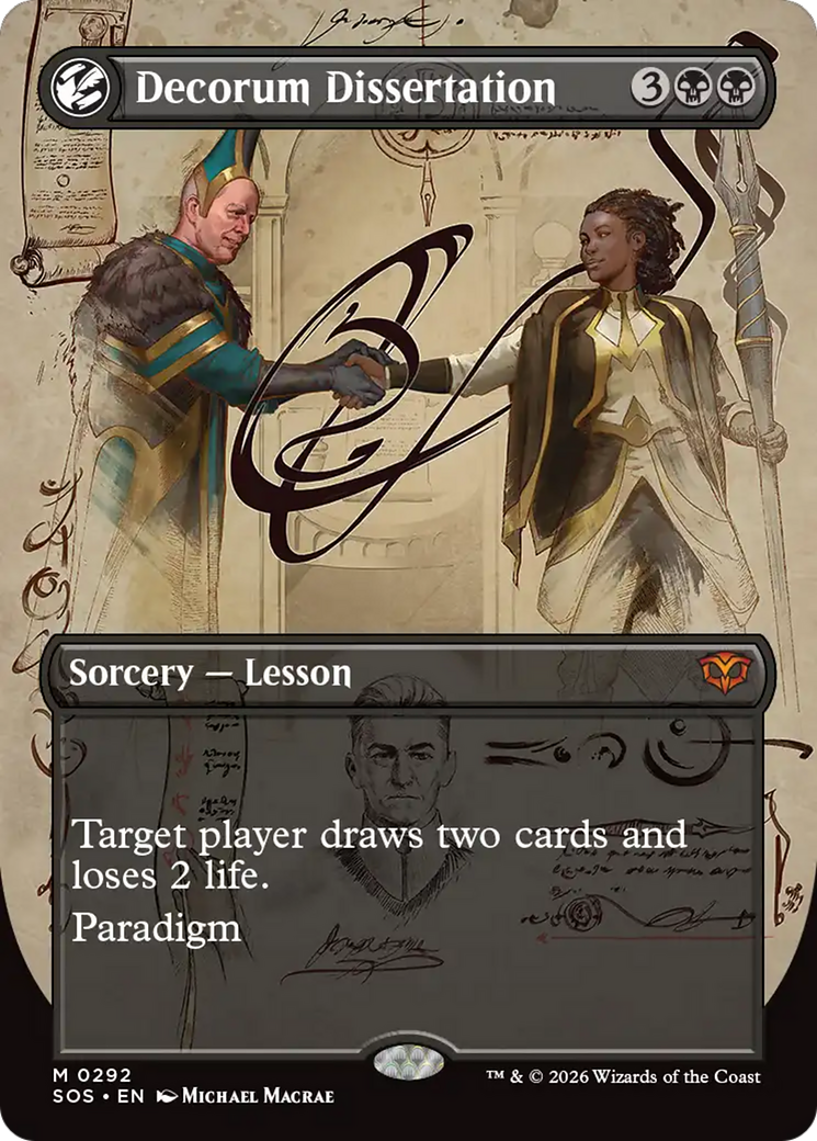 Decorum Dissertation (Borderless) [Secrets of Strixhaven] | Devastation Store