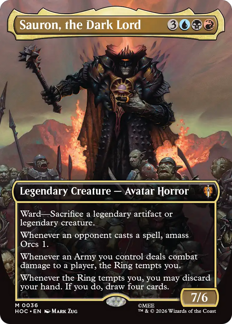 Sauron, the Dark Lord (Borderless) [The Hobbit] | Devastation Store