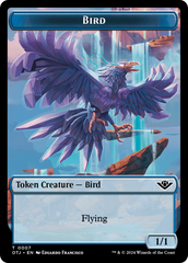 Mercenary // Bird Double-Sided Token [Outlaws of Thunder Junction Tokens] | Devastation Store