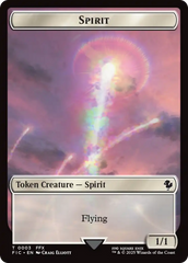 Spirit // Hero (0002) Double-Sided Token [FINAL FANTASY Commander Tokens] | Devastation Store