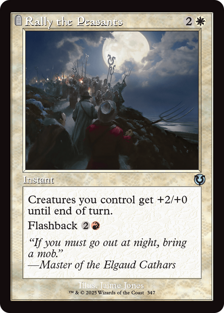 Rally the Peasants (Retro Frame) [Innistrad Remastered] | Devastation Store