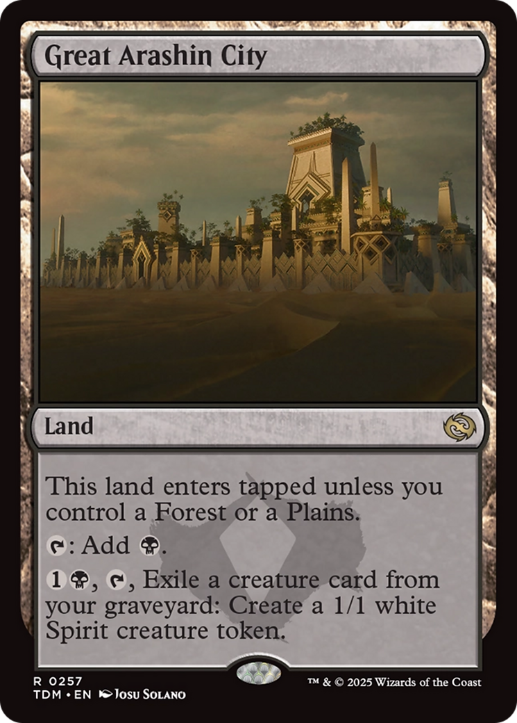 Great Arashin City [Tarkir: Dragonstorm] | Devastation Store