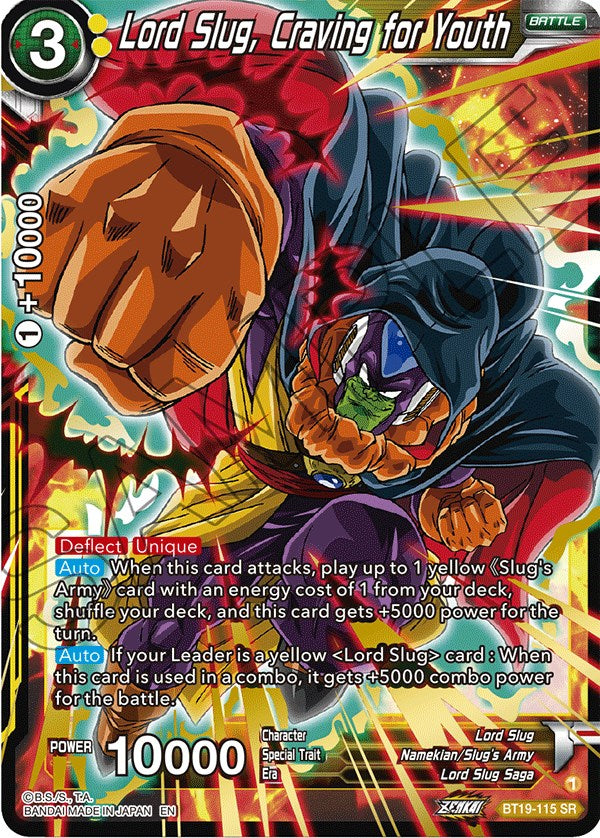 Lord Slug, Craving for Youth (BT19-115) [Fighter's Ambition] | Devastation Store