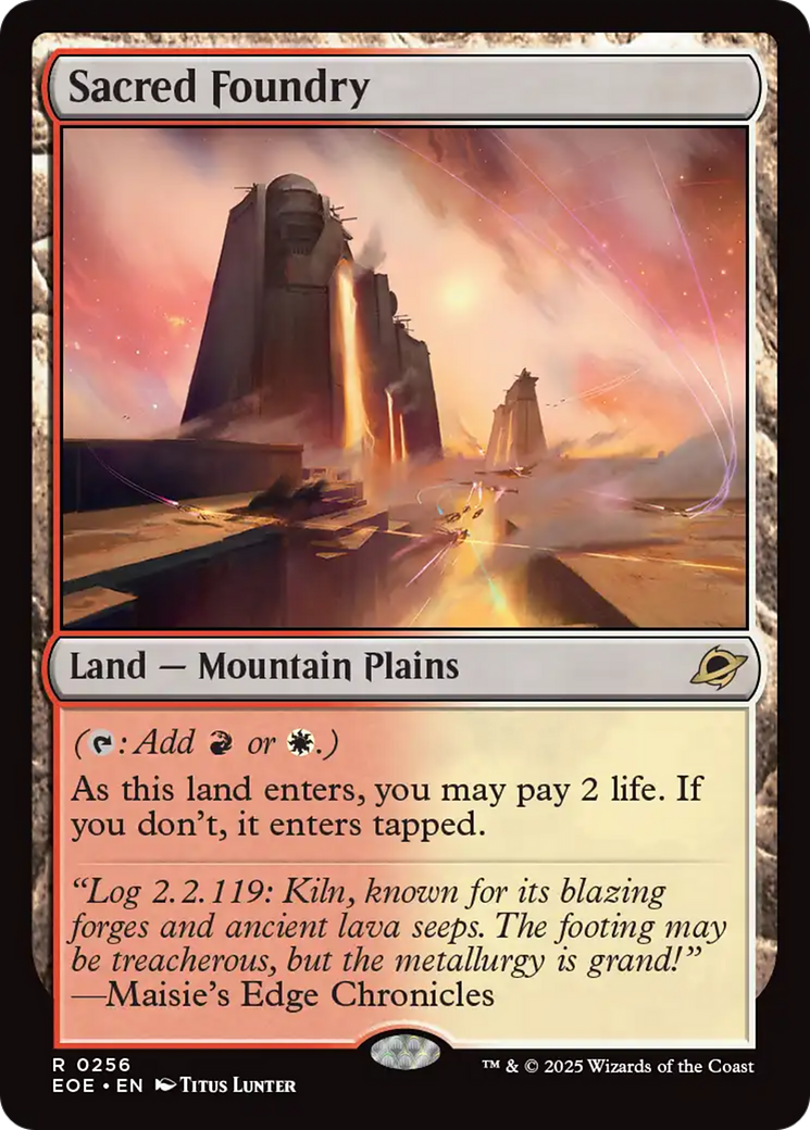 Sacred Foundry [Edge of Eternities] | Devastation Store