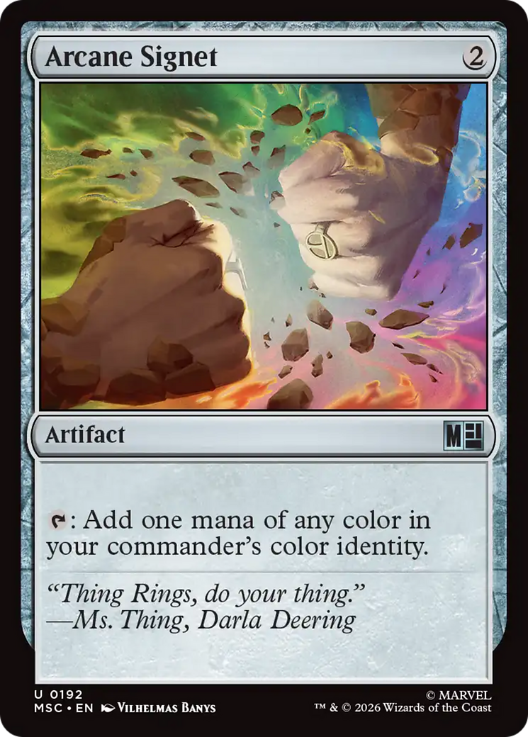 Arcane Signet (0192) [Marvel Super Heroes Commander] | Devastation Store