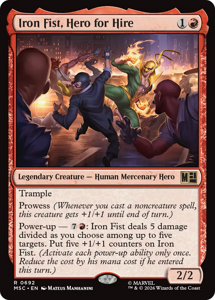 Iron Fist, Hero for Hire [Marvel Super Heroes Commander] | Devastation Store