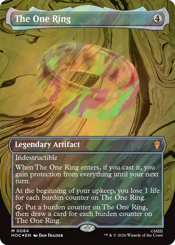 The One Ring (Borderless) (Surge Foil) [The Hobbit] | Devastation Store