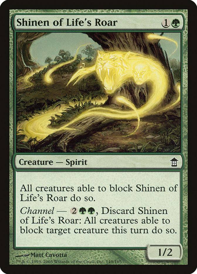 Shinen of Life's Roar [Saviors of Kamigawa] | Devastation Store