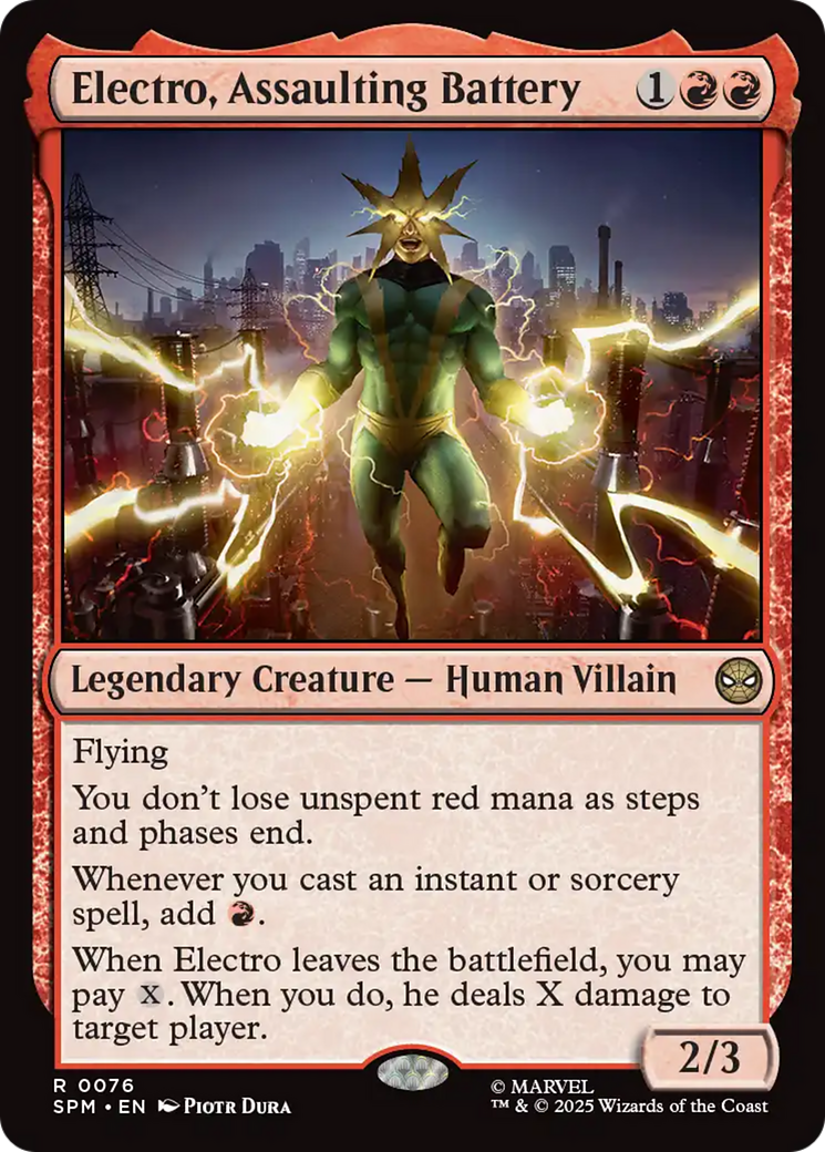 Electro, Assaulting Battery [Marvel's Spider-Man] | Devastation Store