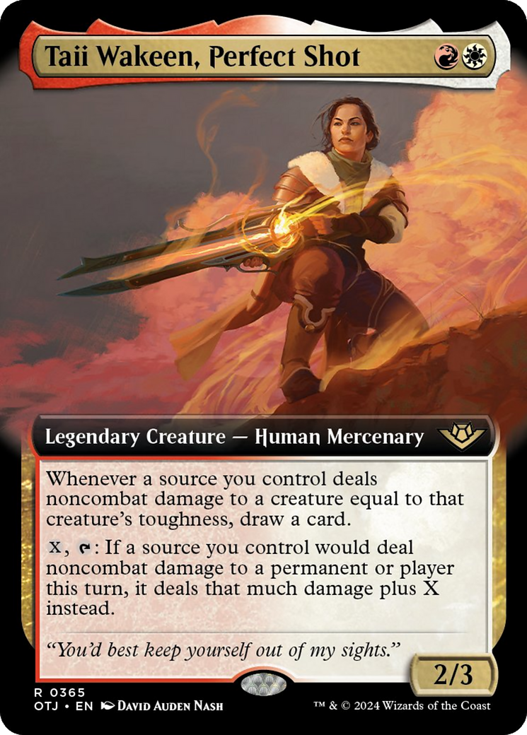 Taii Wakeen, Perfect Shot (Extended Art) [Outlaws of Thunder Junction] | Devastation Store