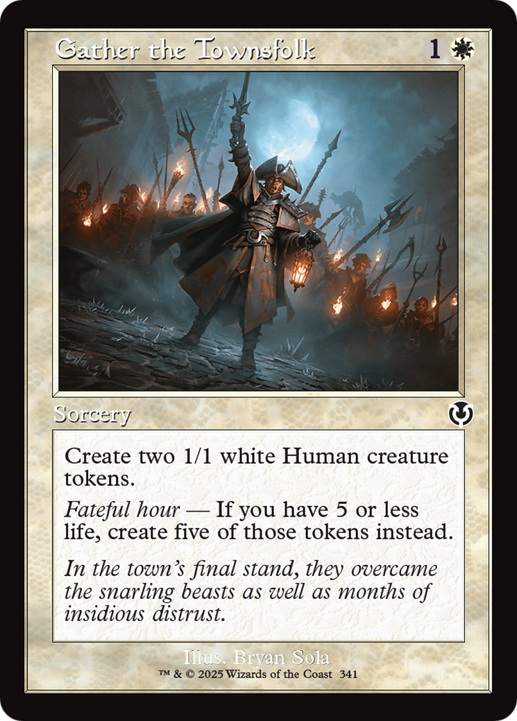 Gather the Townsfolk (Retro Frame) [Innistrad Remastered] | Devastation Store