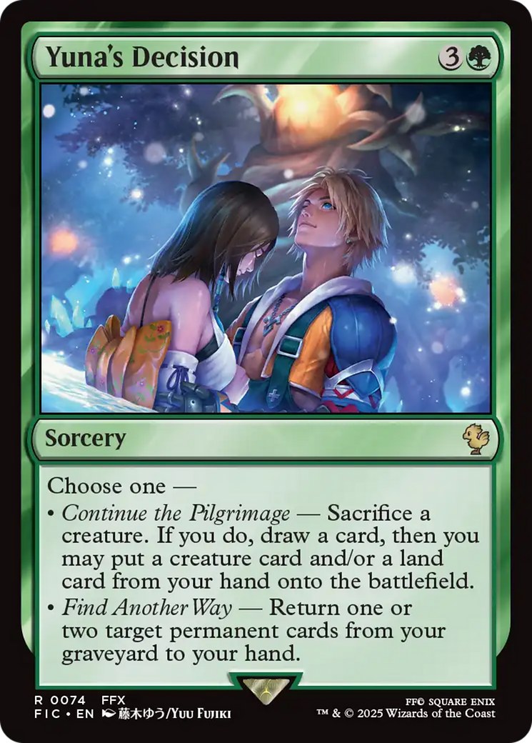 Yuna's Decision [FINAL FANTASY Commander] | Devastation Store