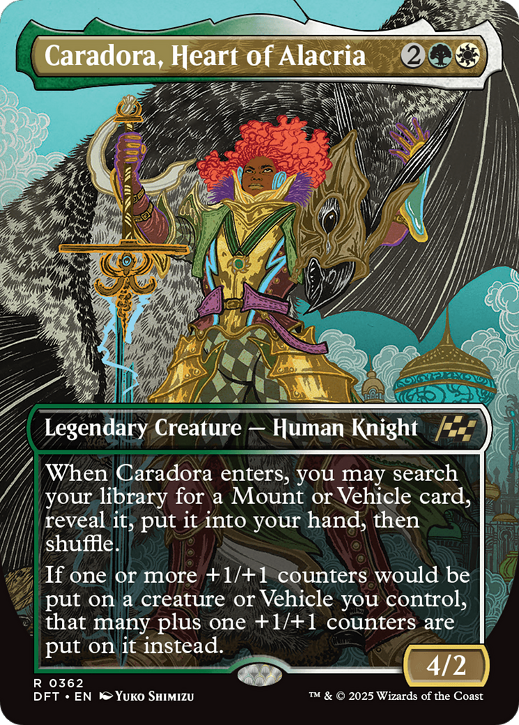 Caradora, Heart of Alacria (Borderless) [Aetherdrift] | Devastation Store