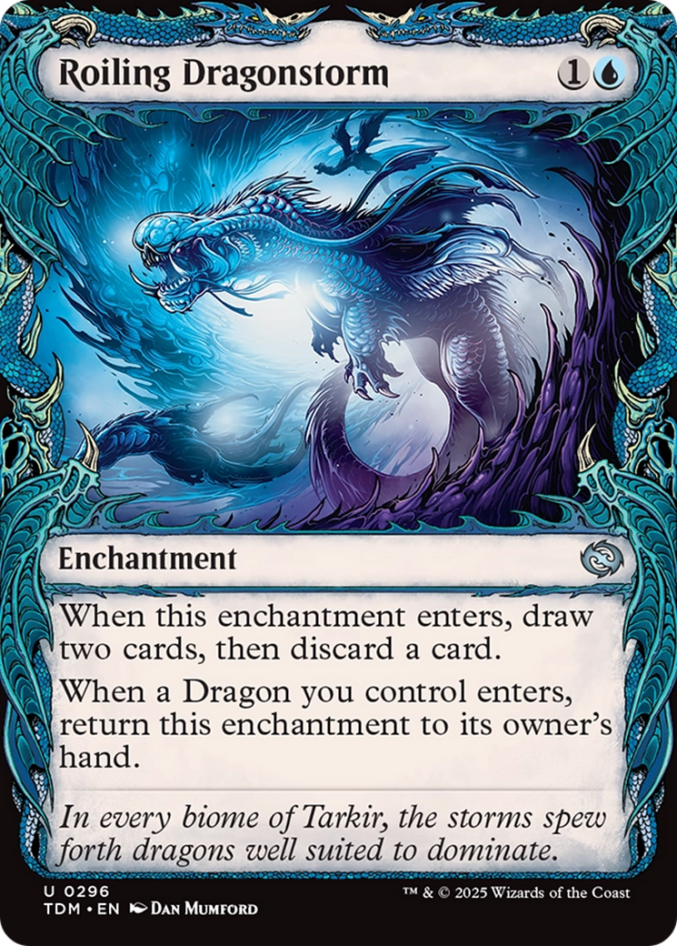 Roiling Dragonstorm (Showcase) [Tarkir: Dragonstorm] | Devastation Store