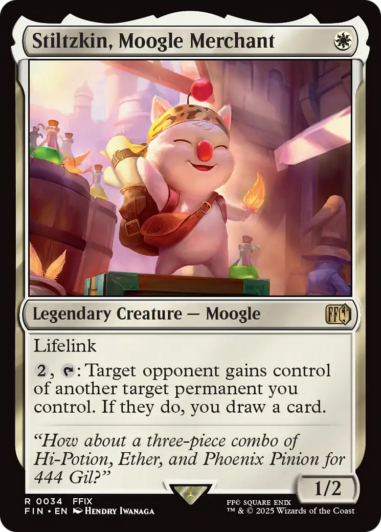 Stiltzkin, Moogle Merchant [FINAL FANTASY] | Devastation Store