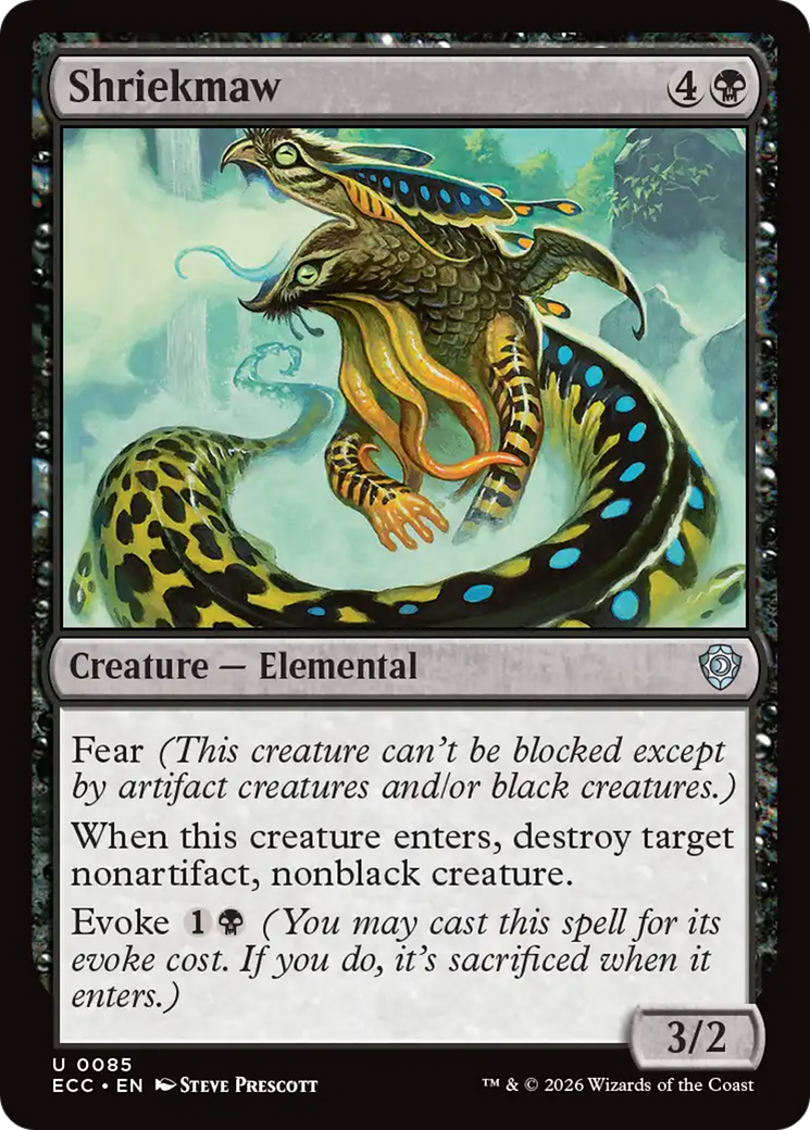 Shriekmaw [Lorwyn Eclipsed Commander] | Devastation Store
