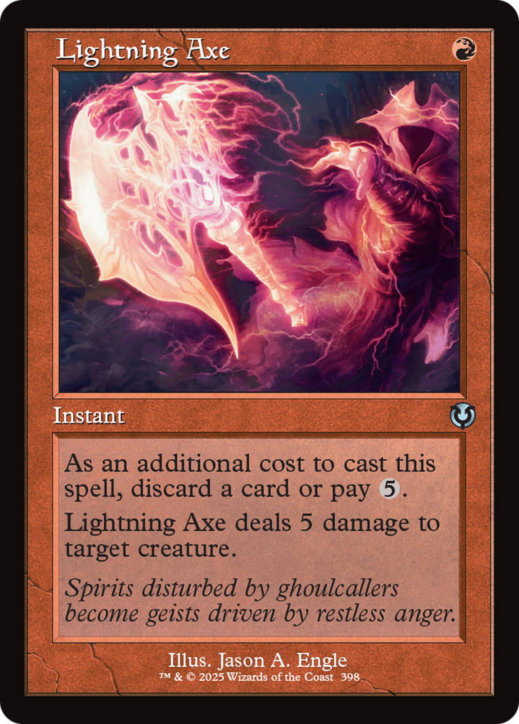 Lightning Axe (Retro Frame) [Innistrad Remastered] | Devastation Store