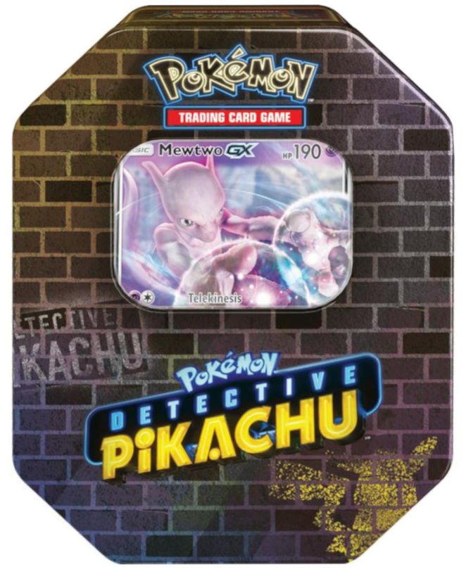 Detective Pikachu - Collector's Tin (Mewtwo GX) | Devastation Store