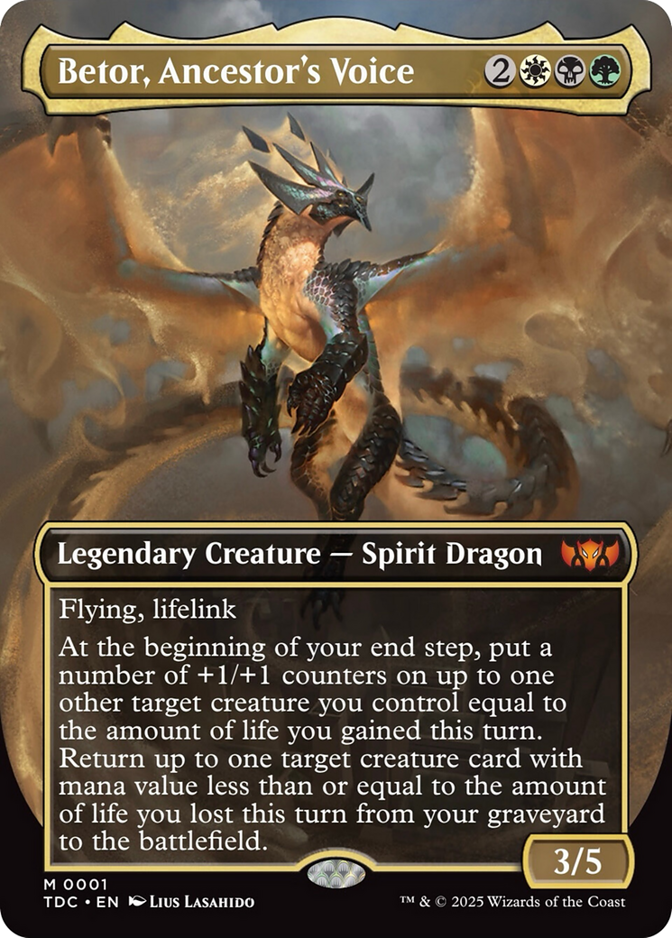 Betor, Ancestor's Voice (Borderless) [Tarkir: Dragonstorm Commander] | Devastation Store