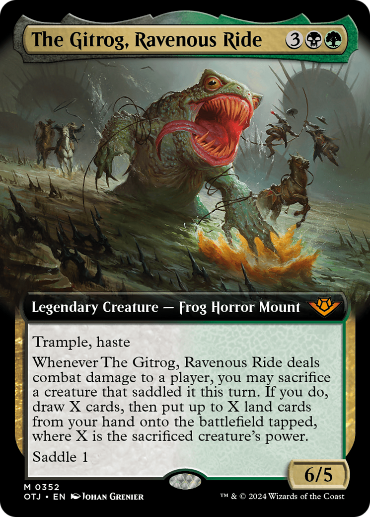 The Gitrog, Ravenous Ride (Extended Art) [Outlaws of Thunder Junction] | Devastation Store