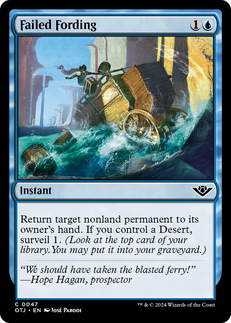 Failed Fording [Outlaws of Thunder Junction] | Devastation Store