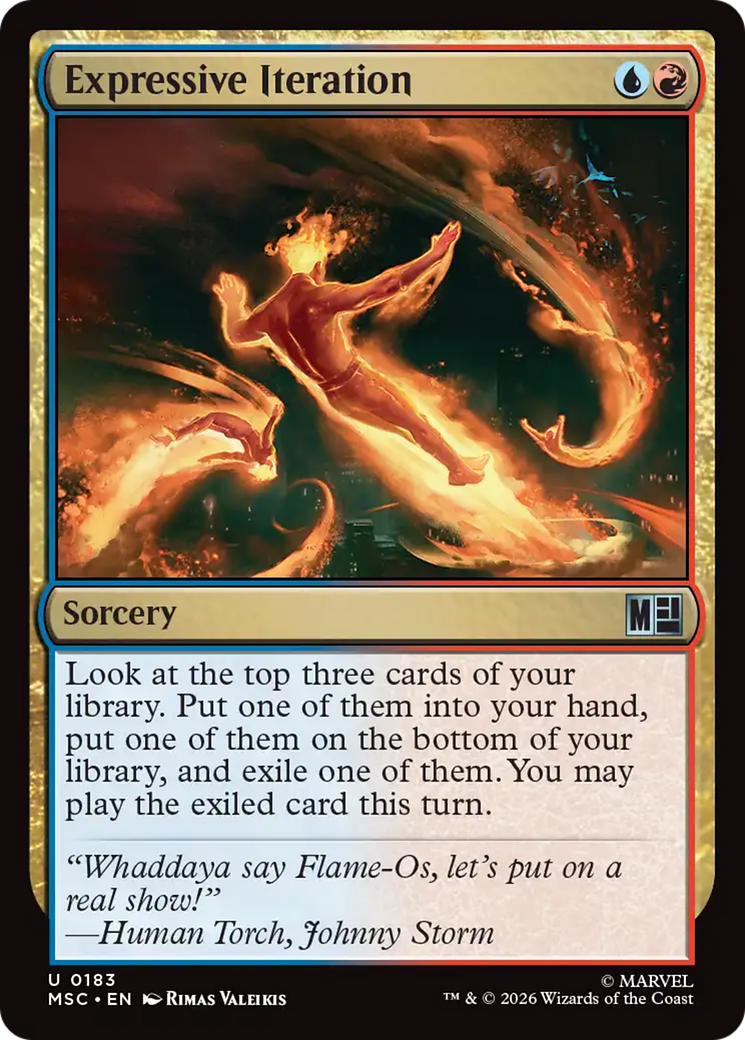 Expressive Iteration (Surge Foil) [Marvel Super Heroes Commander] | Devastation Store
