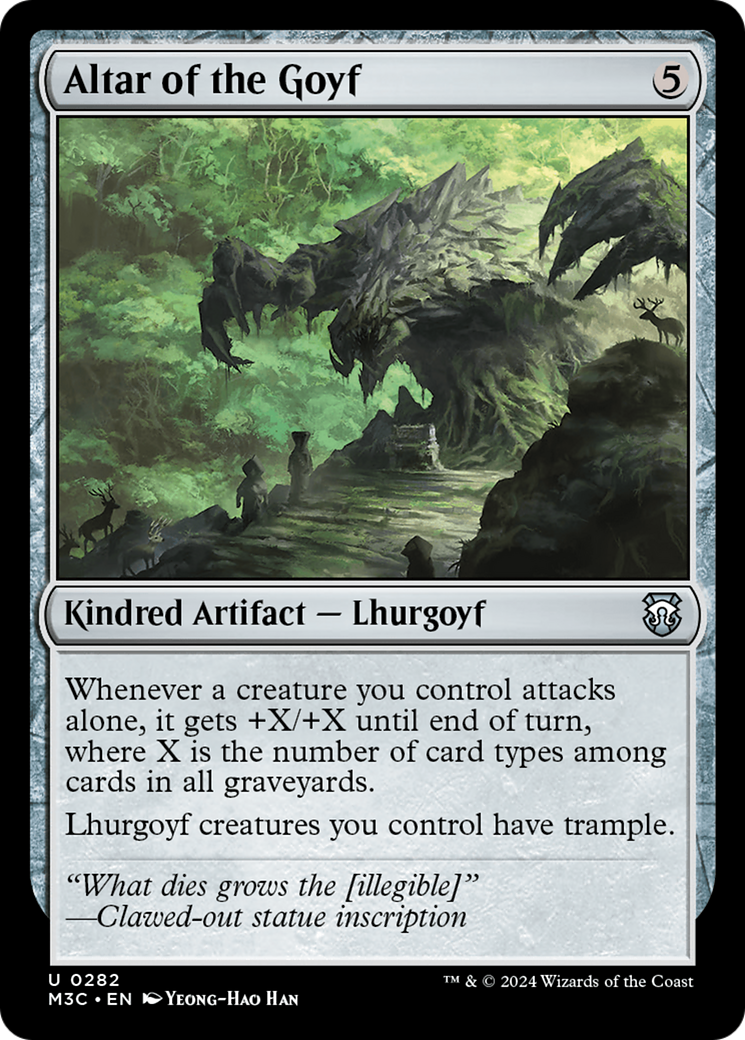 Altar of the Goyf (Ripple Foil) [Modern Horizons 3 Commander] | Devastation Store