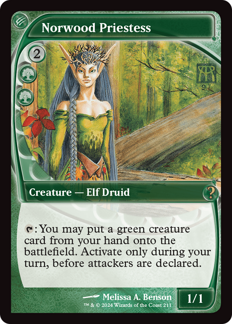 Norwood Priestess (Future Sight) [Mystery Booster 2] | Devastation Store