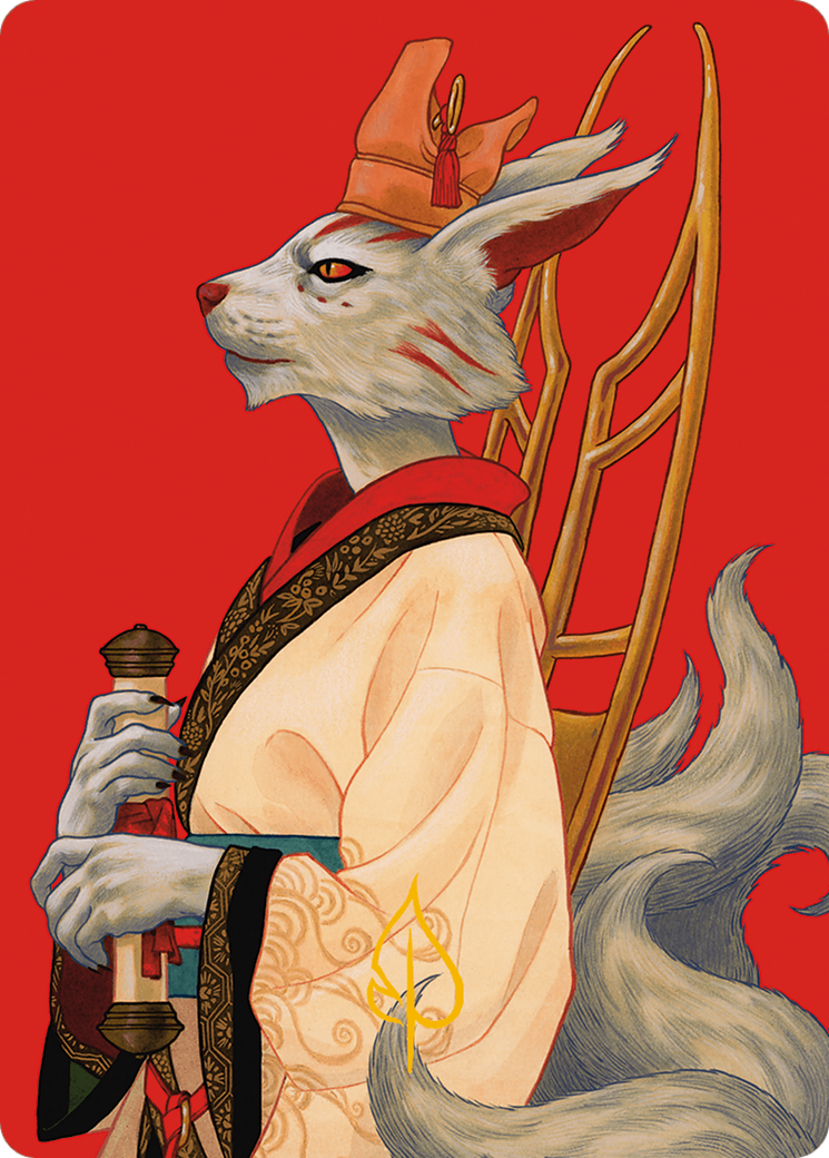 Pearl-Ear, Imperial Advisor Art Card (Gold-Stamped Signature) [Modern Horizons 3 Art Series] | Devastation Store