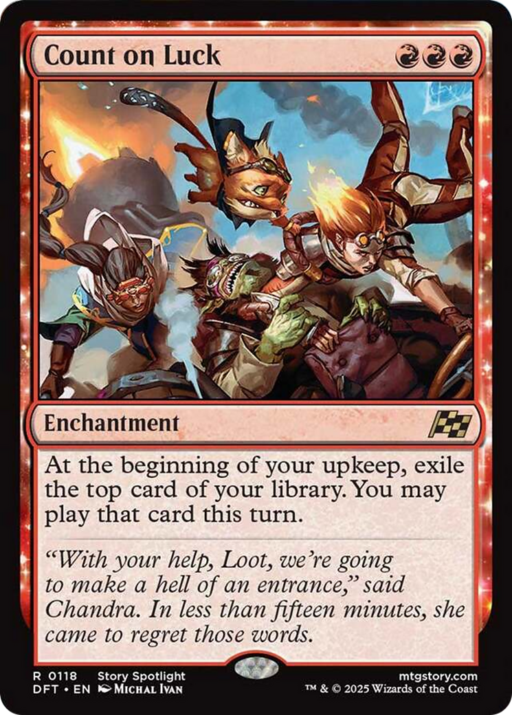 Count on Luck [Aetherdrift] | Devastation Store