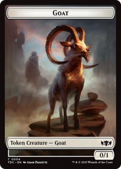 Plant // Goat Double-Sided Token [Tarkir: Dragonstorm Commander Tokens] | Devastation Store