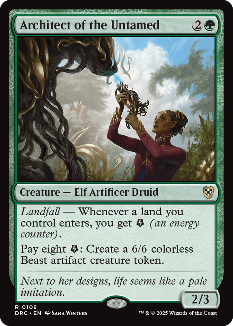 Architect of the Untamed [Aetherdrift Commander] | Devastation Store