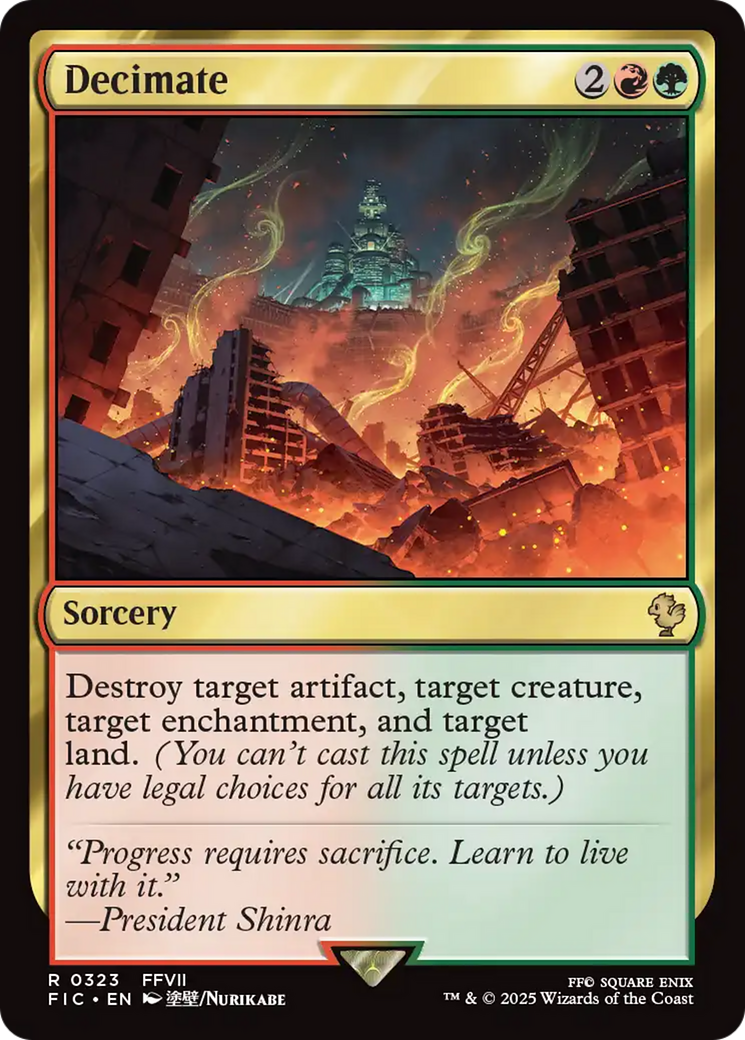 Decimate [FINAL FANTASY Commander] | Devastation Store