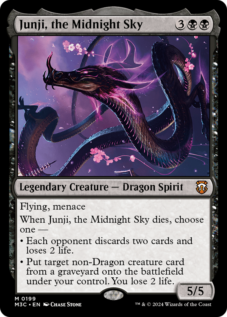 Junji, the Midnight Sky (Ripple Foil) [Modern Horizons 3 Commander] | Devastation Store