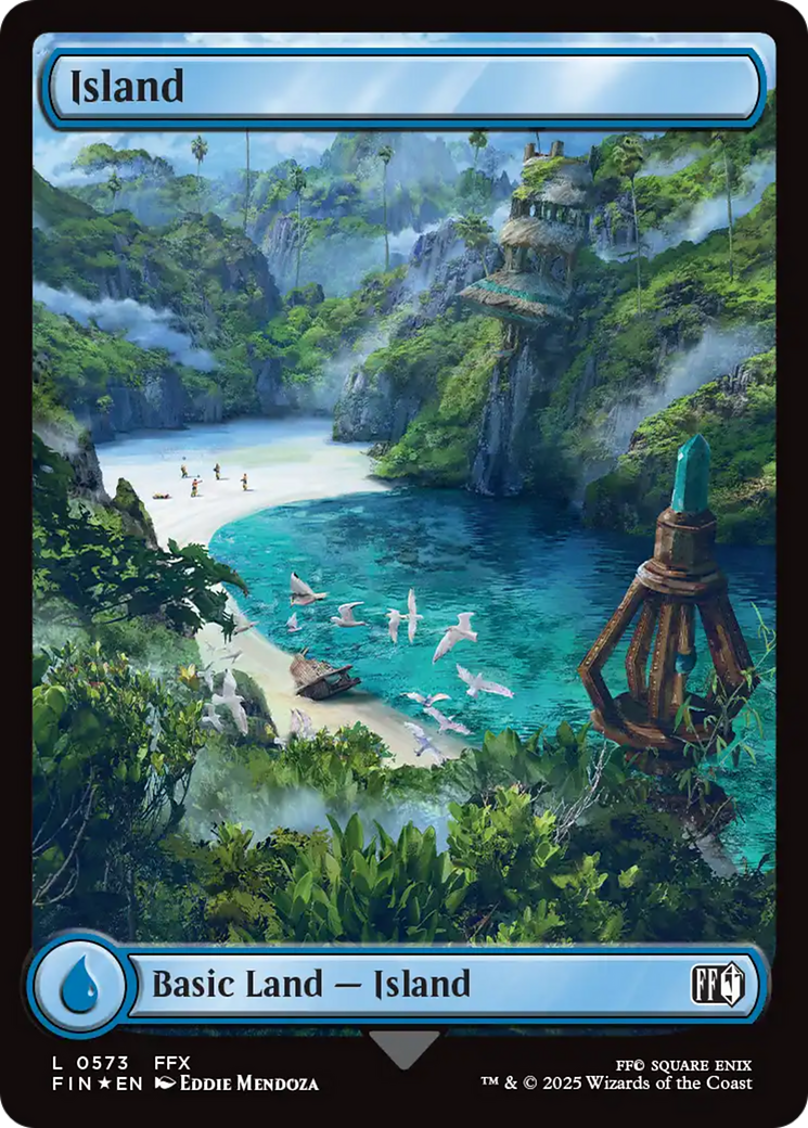 Island (0573) (Surge Foil) [FINAL FANTASY] | Devastation Store