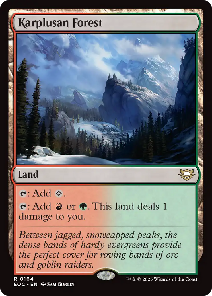 Karplusan Forest [Edge of Eternities Commander] | Devastation Store