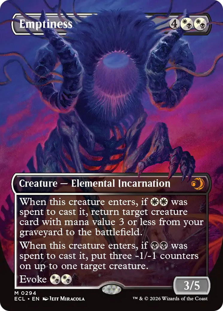 Emptiness (Borderless) [Lorwyn Eclipsed] | Devastation Store