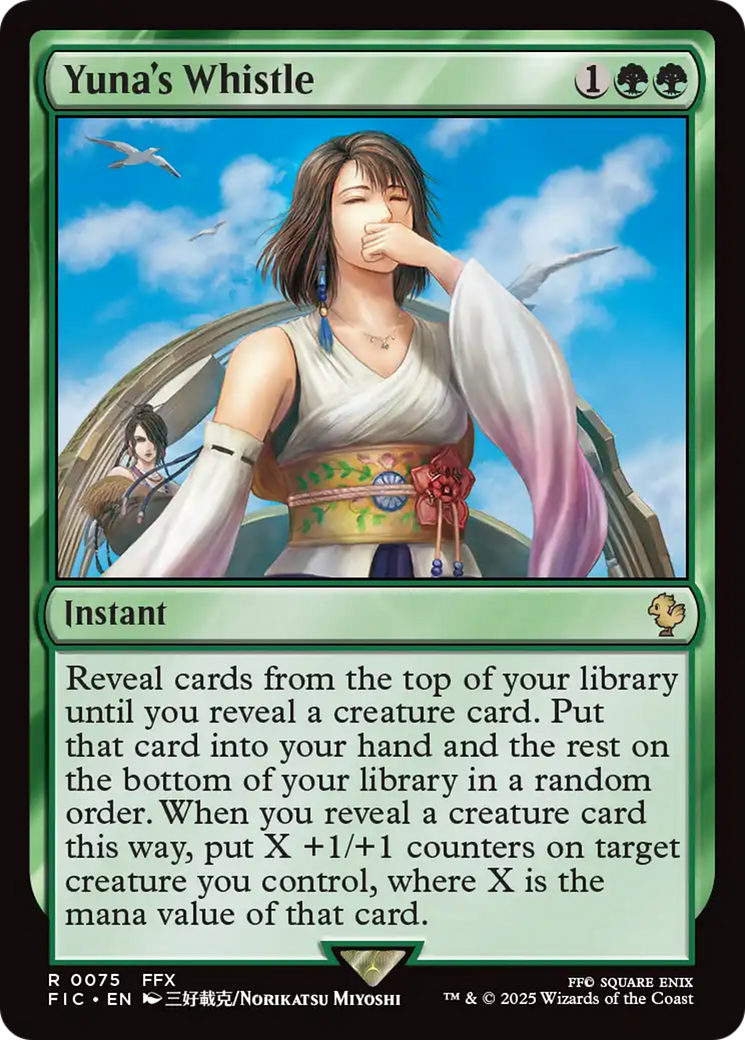Yuna's Whistle [FINAL FANTASY Commander] | Devastation Store
