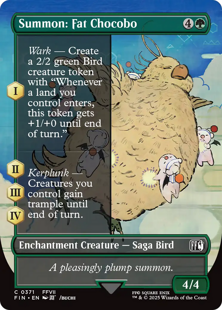 Summon: Fat Chocobo (Borderless) [FINAL FANTASY] | Devastation Store
