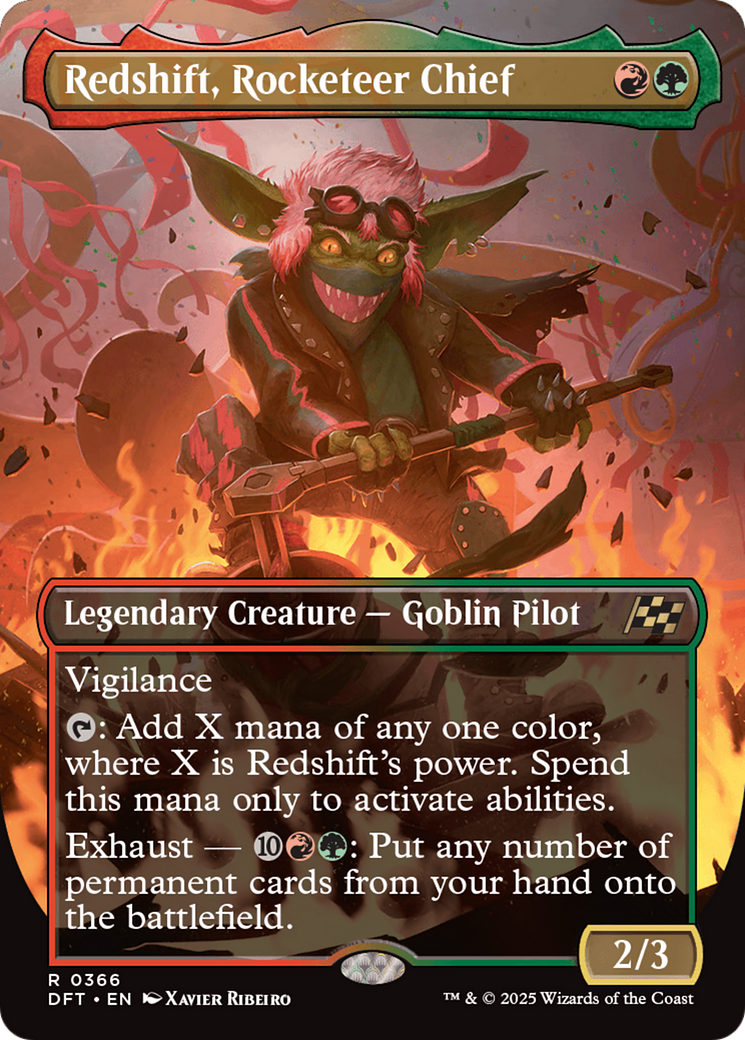 Redshift, Rocketeer Chief (Borderless) [Aetherdrift] | Devastation Store