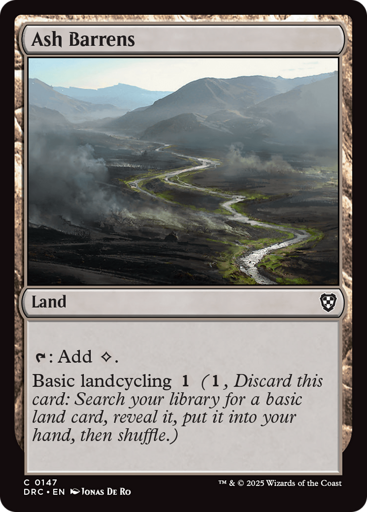 Ash Barrens [Aetherdrift Commander] | Devastation Store