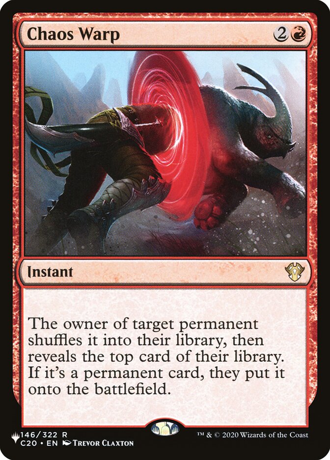 Chaos Warp [Secret Lair: Heads I Win, Tails You Lose] | Devastation Store