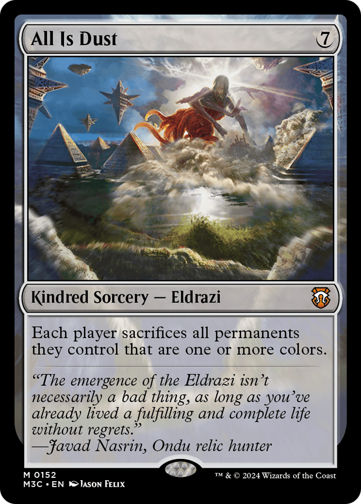 All Is Dust (Ripple Foil) [Modern Horizons 3 Commander] | Devastation Store